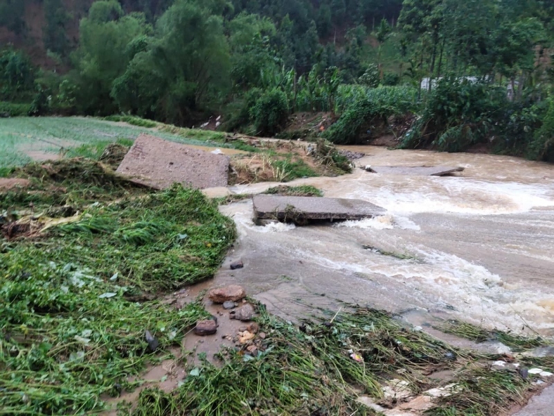 Yên Bái thiệt hại 1,5 tỷ đồng do mưa lũ